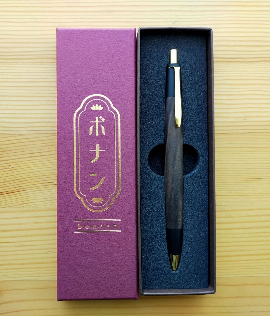ボナンペン 黒柿 アルミ金具 0.5mm シャープペン - メルカリ