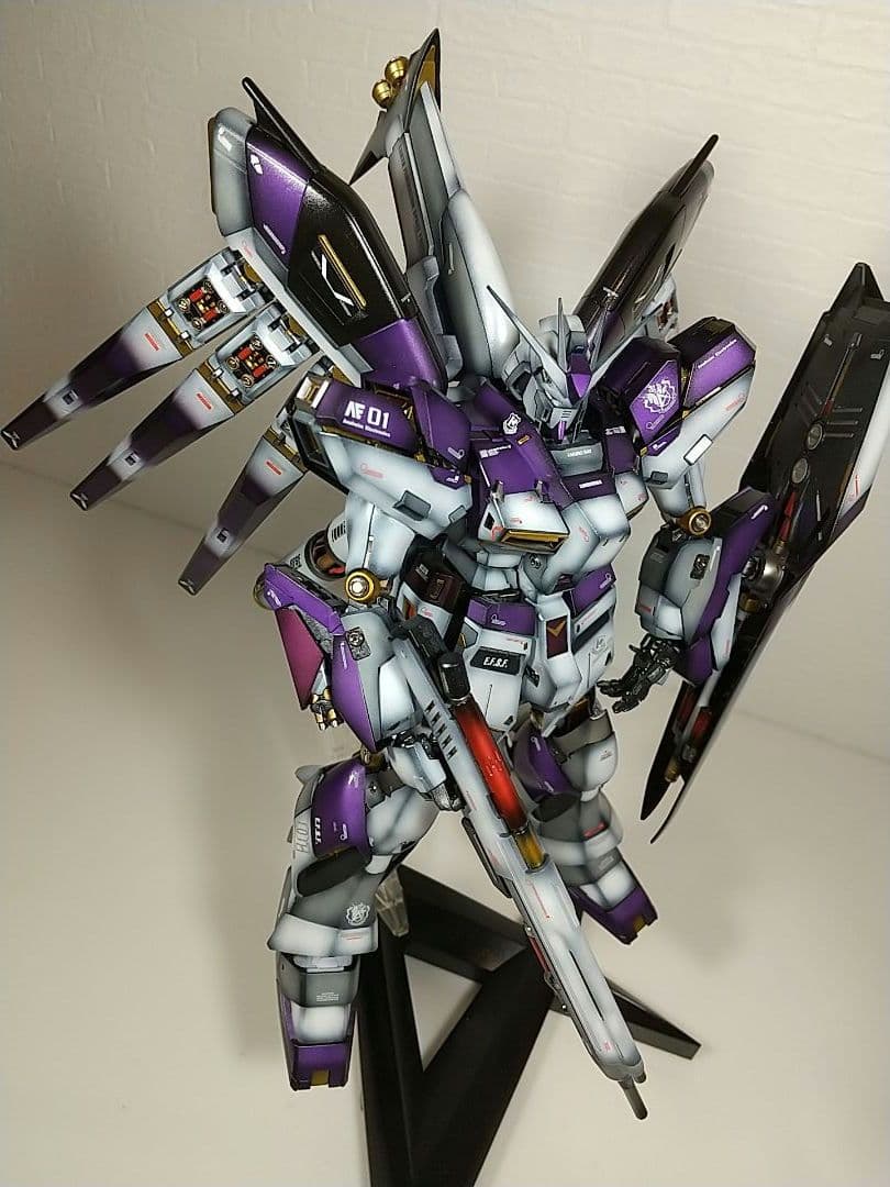 ガンプラ　ハイニューガンダム　mg　全塗装完成品