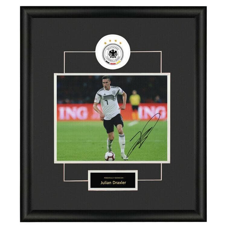 直筆サイン入り写真 ユリアン・ドラクスラー パリ・サンジェルマンFC