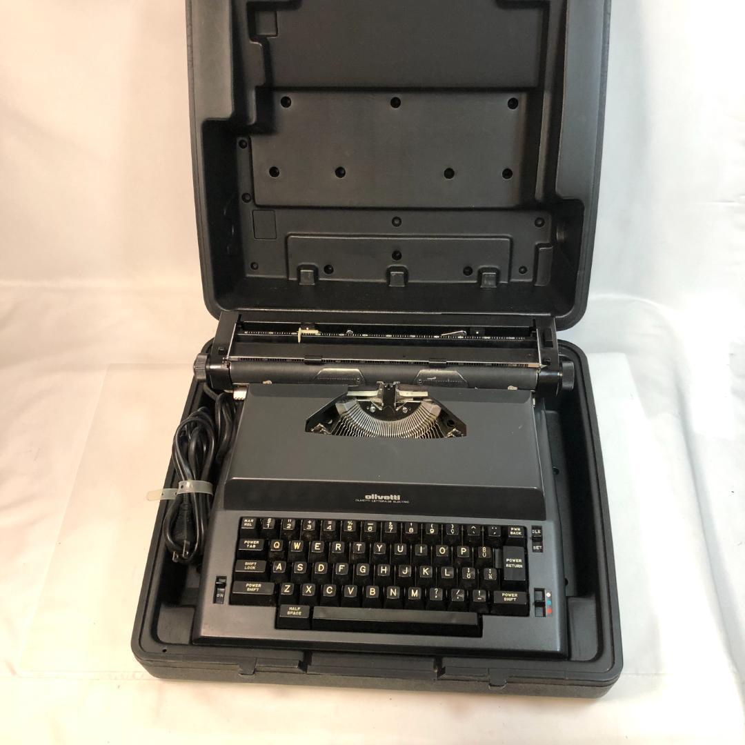 タイプライター、オリベッティ LETTERA 38 電動 動作確認済 スペイン製