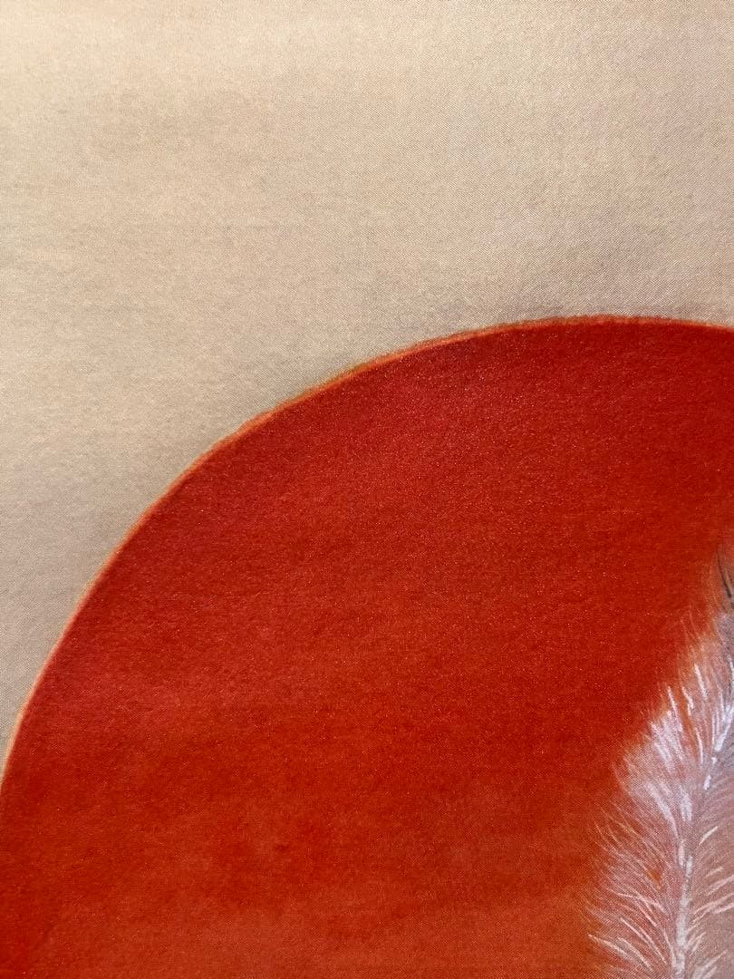 伊藤若冲 「日出鳳凰」印刷工芸 掛軸 掛け軸 絵画 茶掛 旭日 縁起物 魔除