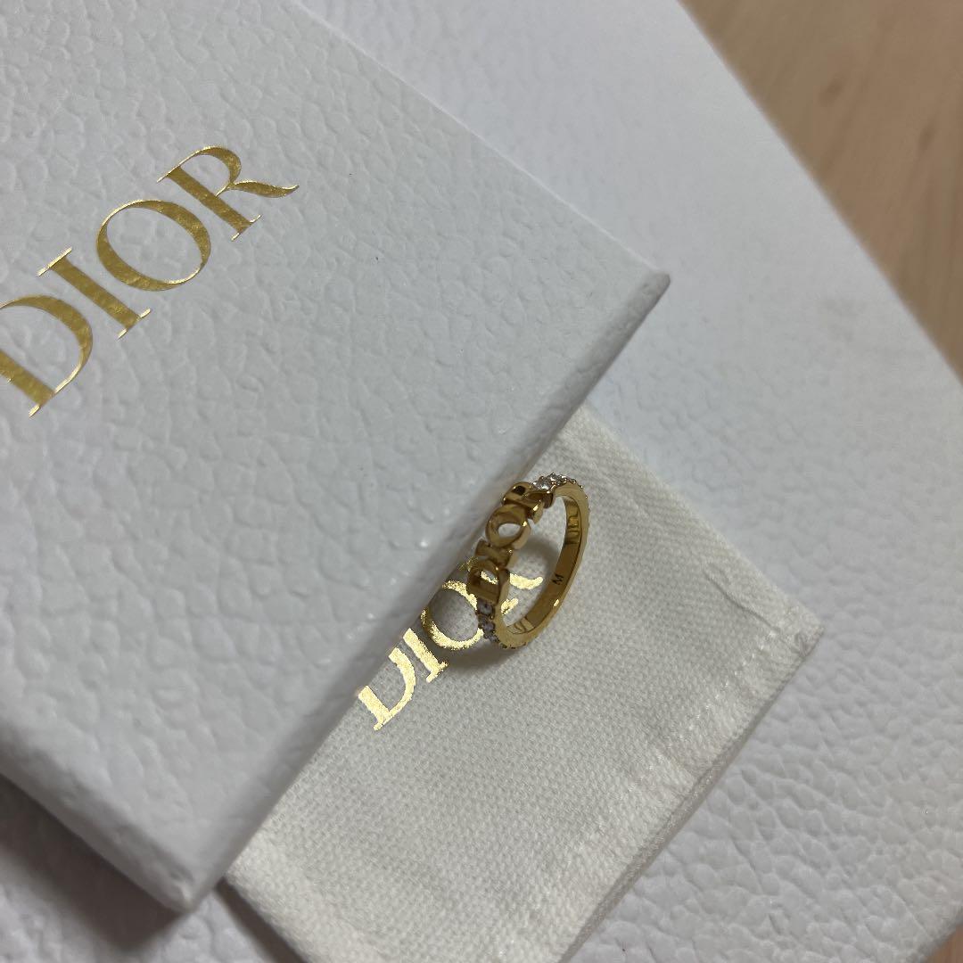 Christian Diorクリスチャンディオール指輪リング　ゴールドストーン