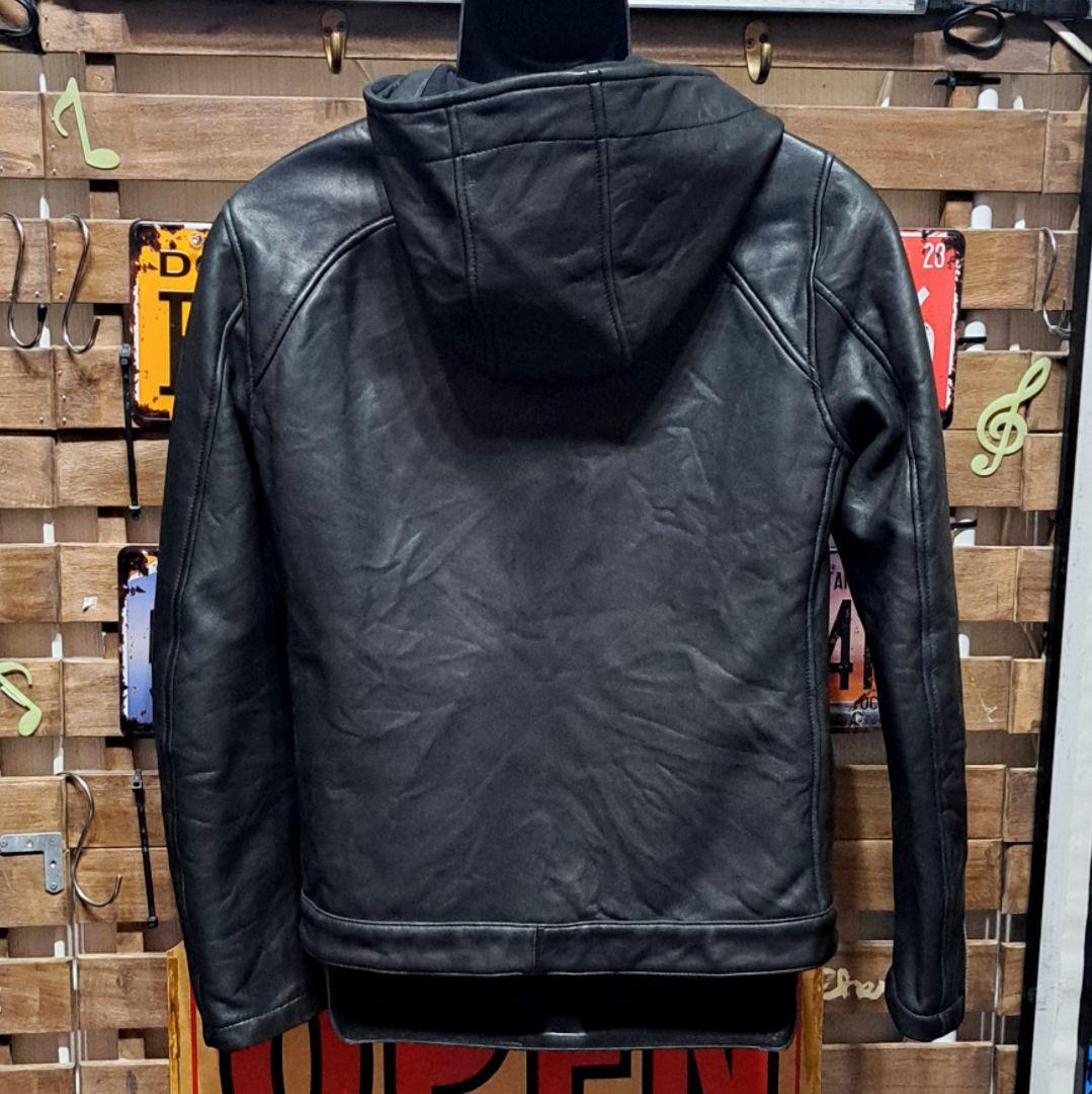 定価8.4万 キムタク着 ヒステリックグラマー ラムレザー レザーパーカー M