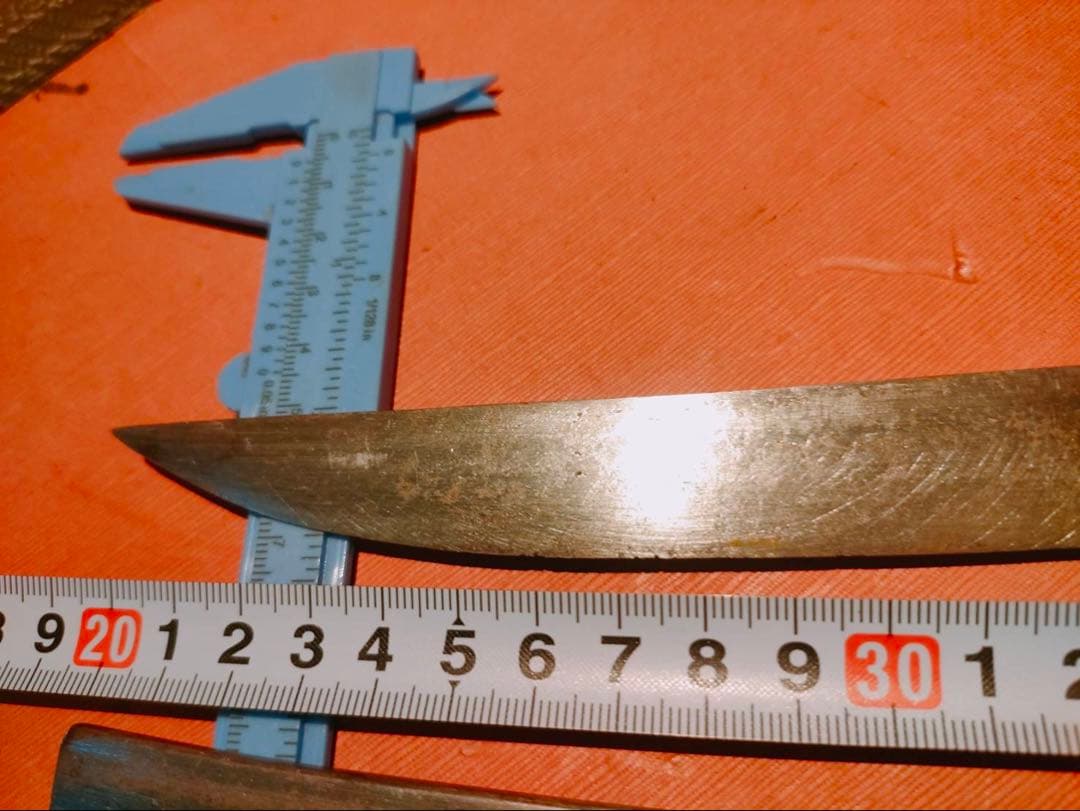 残欠刀 合法サイズに切断済 三品 アウトドア 工作用 研ぎの練習