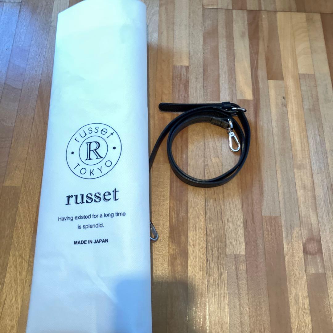 kou （新品）ラシット　ハーフムーンショルダーバッグ黒