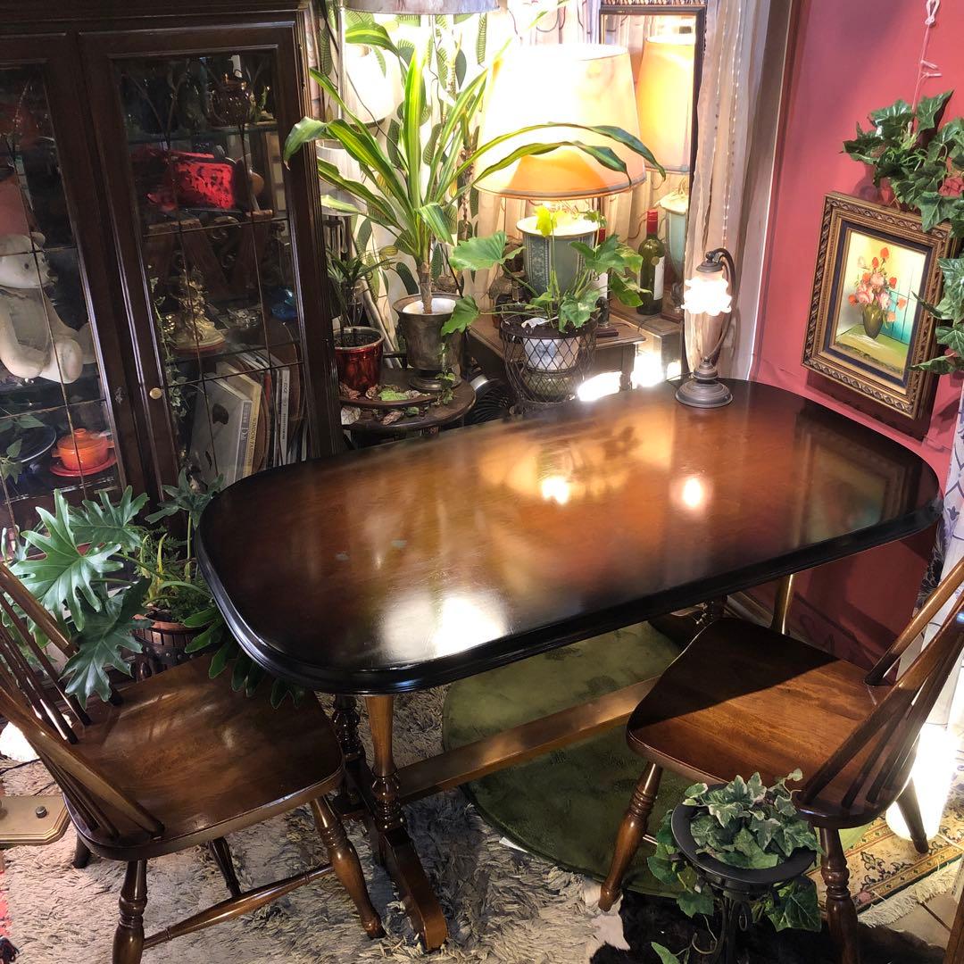 極美品　キツツキマーク ヴィンテージ ダイニングテーブル