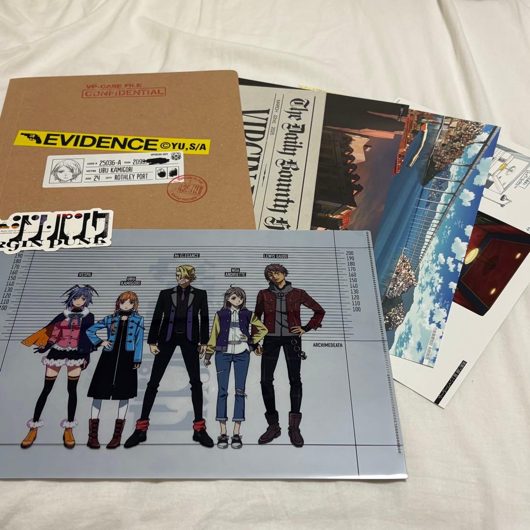 ヴァージン・パンク 前売り券 特典 梅津泰臣 複製レイアウト修正原画