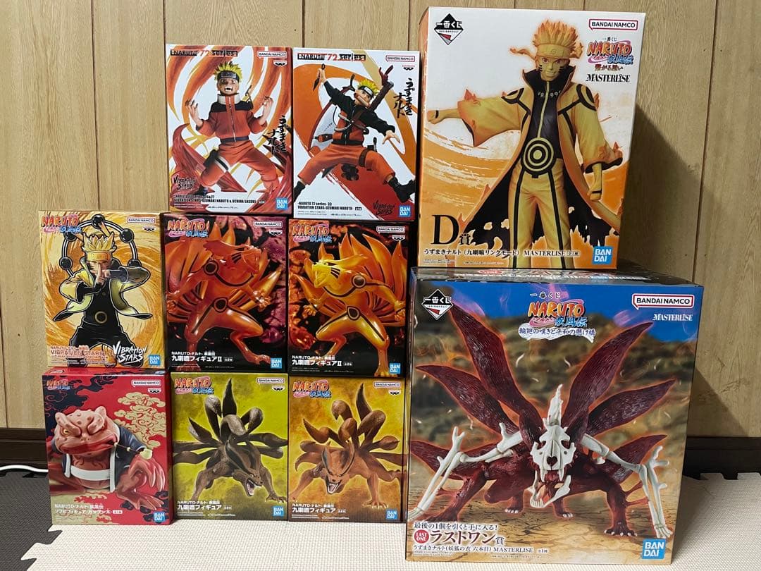 NARUTO ナルトフィギュアまとめ10点セット＋おまけ付き - メルカリ