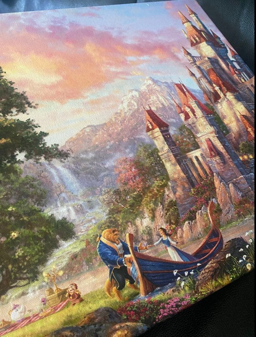 ディズニー 美女と野獣 カルフォルニア ウォールアート 絵画