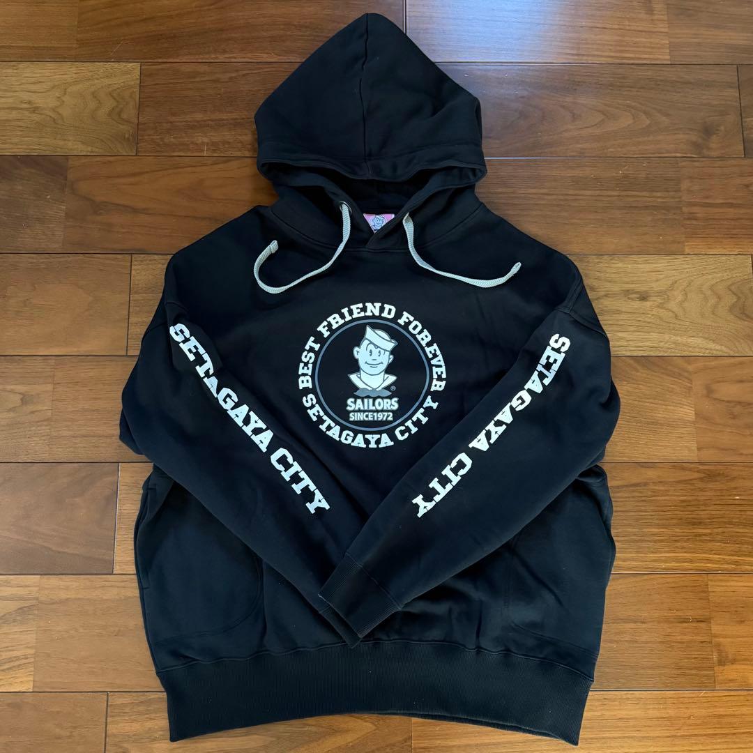 【超美品 即完売品】SAILORS セーラーズ ブラックビッグパーカー