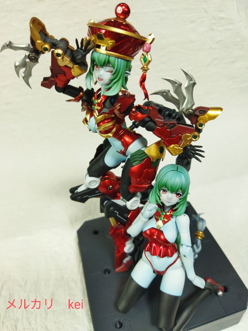 和模線 美プラ メドタの残響 キョンシー・玖蓮 塗装完成品 - メルカリ