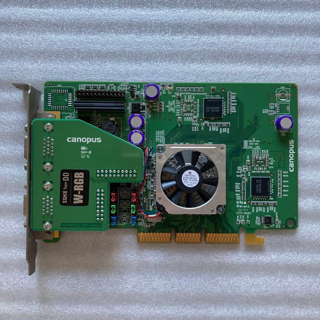 ジャンク Canopus Spectra WF17 AGPビデオカード ジャンク Canopus Spectra WF17 AGPビデオカード
