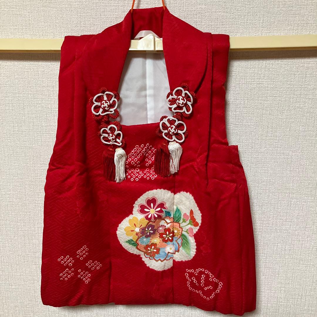 3歳七五三絹着物 被布セット