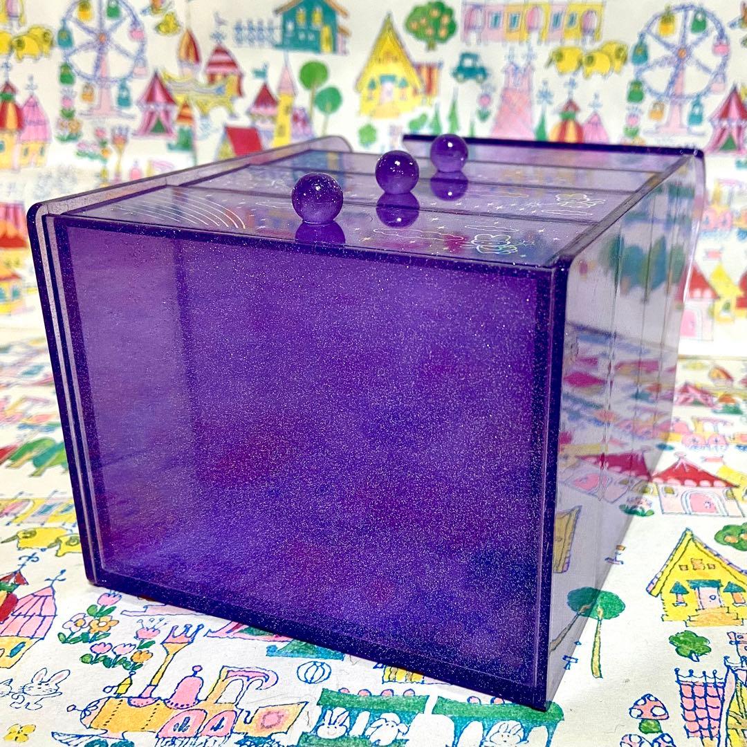 平成レトロ ハローキティ エンジェルキティちゃん ラメ プラチェスト 小物入れ