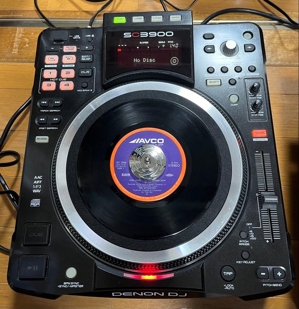 ジャンク扱い DENON DJ SC3900 ターンテーブル 2台セット