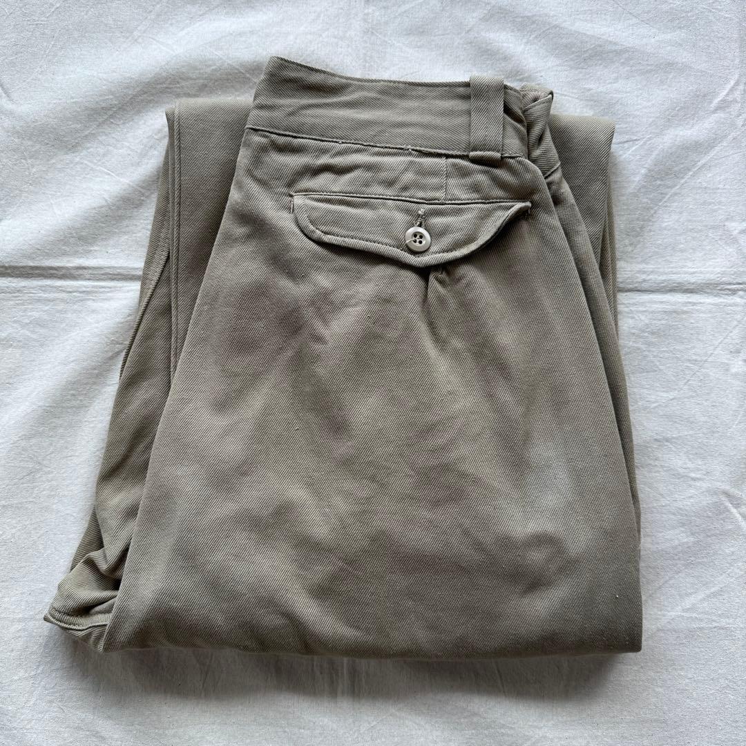 フランス軍 M52 チノパンツ 希少サイズ 実物 ヴィンテージの通販はau