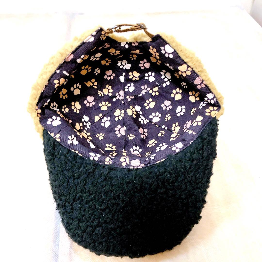 UGGペットウェア【中〜大型犬向け】お揃い風お散歩バッグ&キャップ