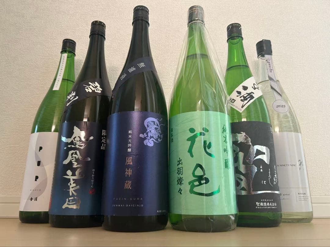 金陵 鳳凰美田 天吹 花邑 聖 寒菊