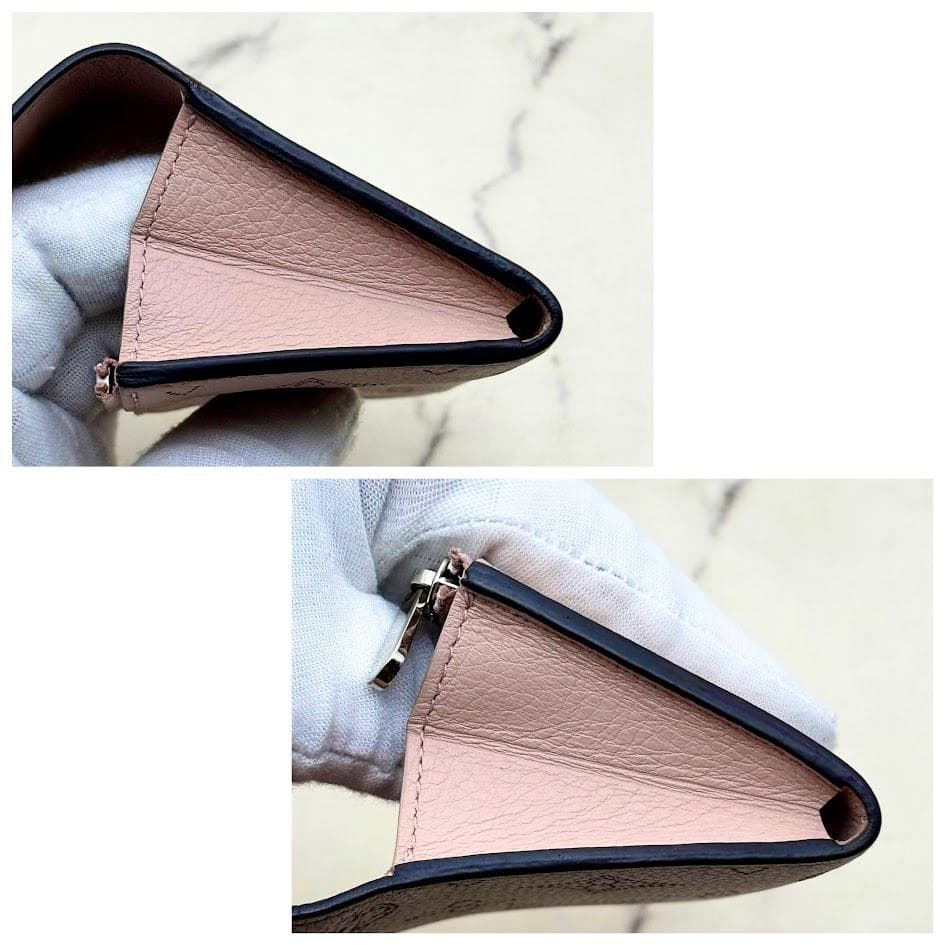 【極美品】ルイヴィトン マヒナ ポルトモネ アナエ マグノリア