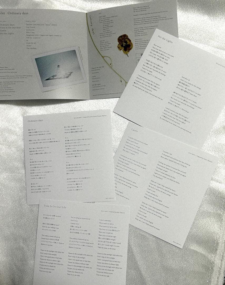 milet 直筆サイン入りポストカード Ordinary Days初回生産限定盤