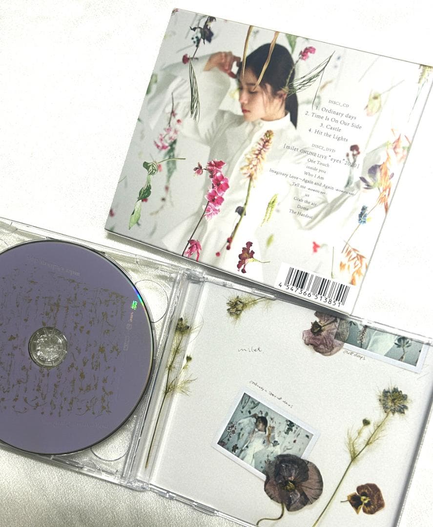 milet 直筆サイン入りポストカード Ordinary Days初回生産限定盤