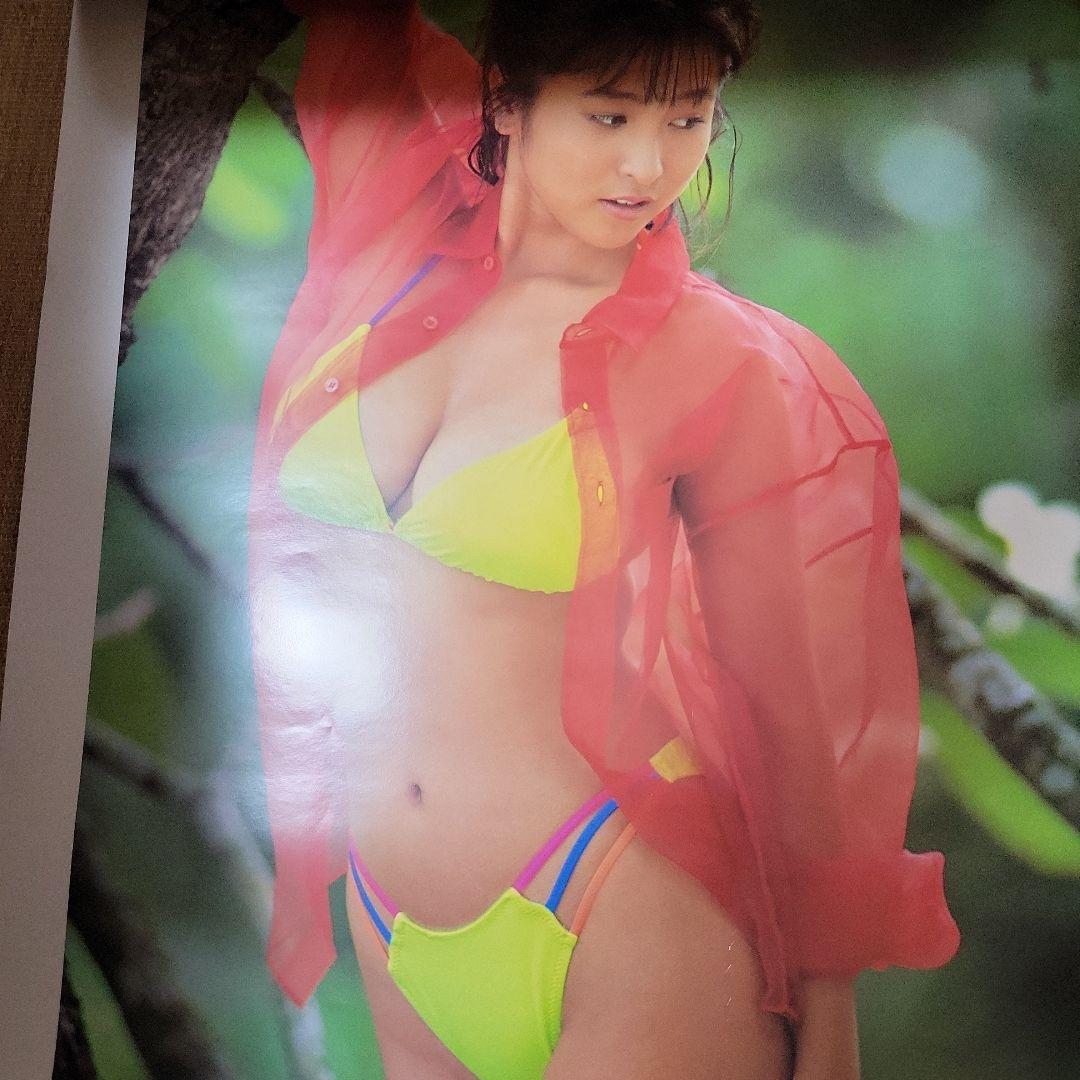 かとうれいこ　1992年カレンダー　水着ビキニ