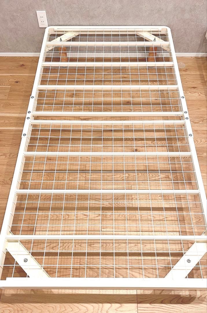無印良品 スチールベッドフレーム シングル ベッド IKEA idee
