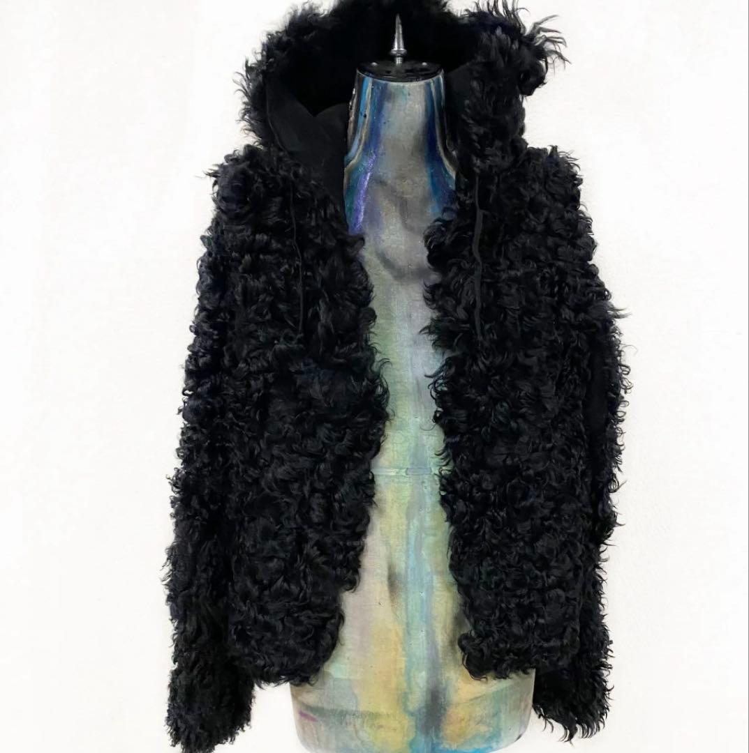 LGB fur シープレザーパーカー リバーシブル
