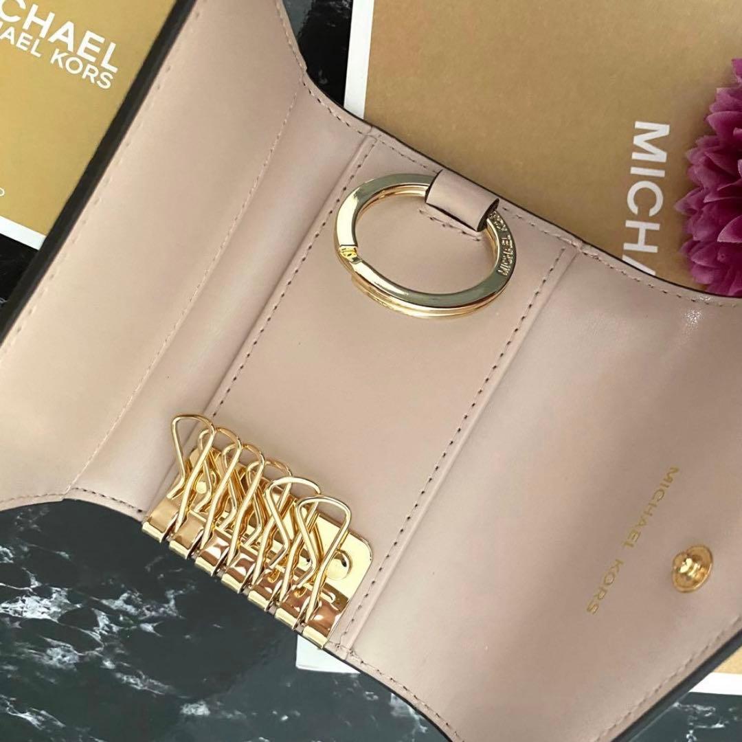 新品 MICHAEL KORS マイケルコース 折り財布 キーケース ピンク