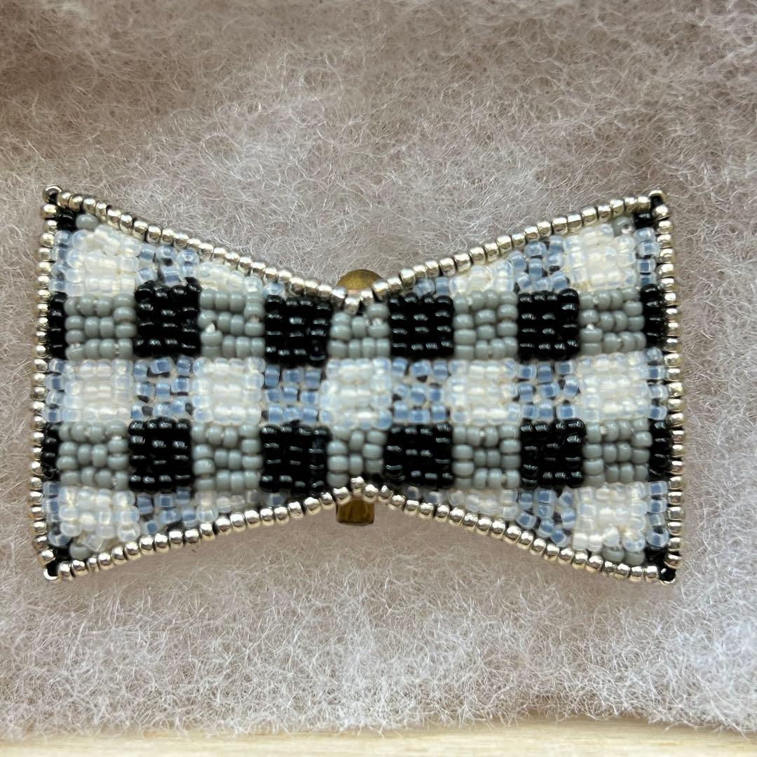 最新ファッション - タマスの帯留ブローチ ギンガムリボン N110410655