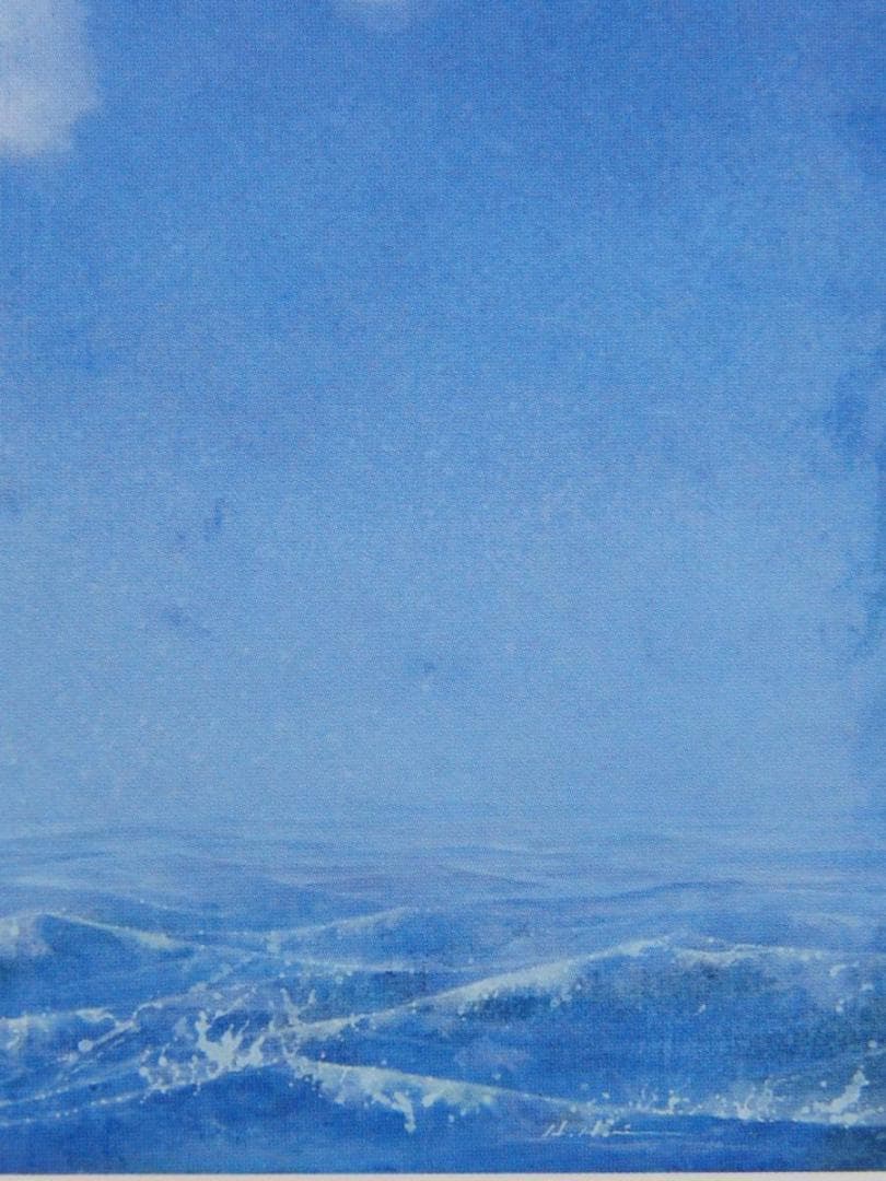 堀晃、【航海日誌】、希少な画集より、状態良好、新品高級額装付