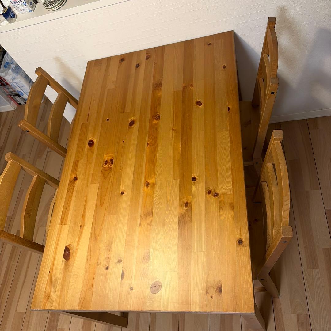 【引取限定】　ダイニングテーブルセット　IKEA JOKKMOKK　ヨックモック