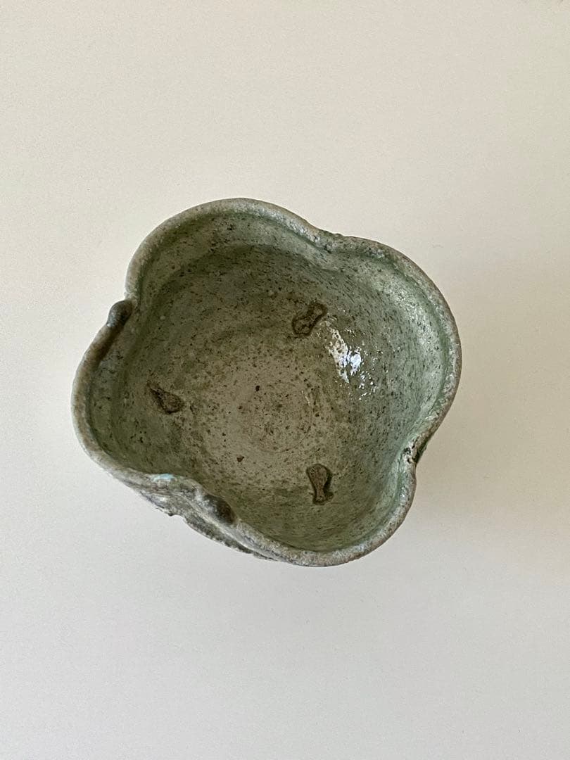 辻村唯 自然釉輪花茶盌