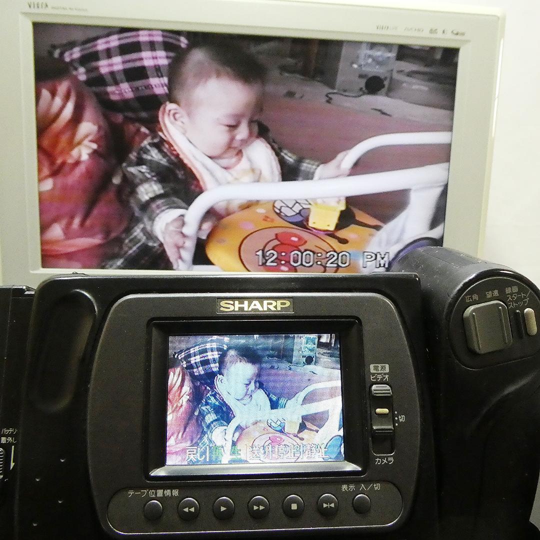 動作良好　Video8　シャープ　VL- EL310　8ミリビデオカメラDVD化
