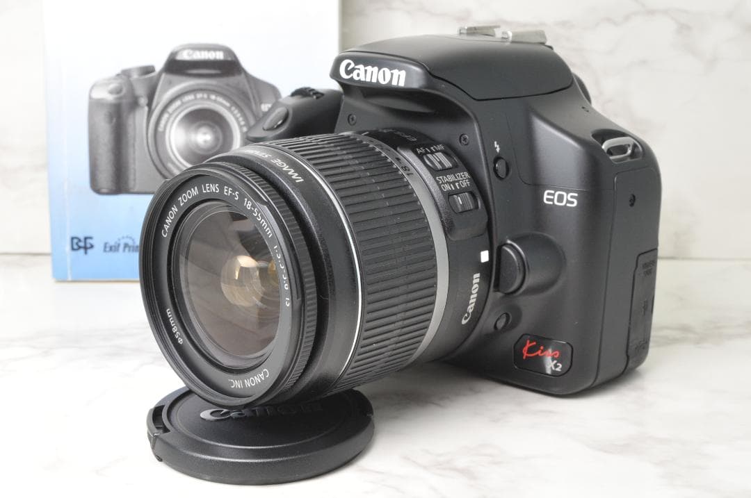 美品 新品級のショット数❣️Canon EOS Kiss X2⭐️スマホ転送 - メルカリ