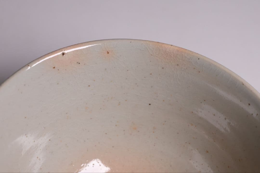 茶道具 十四代 朝日豊斎 井口海仙書付 菖蒲 鉄絵 茶碗 朝日焼 共箱