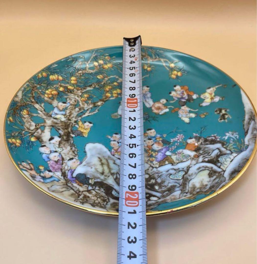 中国古美術・骨董品・旧蔵粉彩陶芸 大清乾隆年製子供