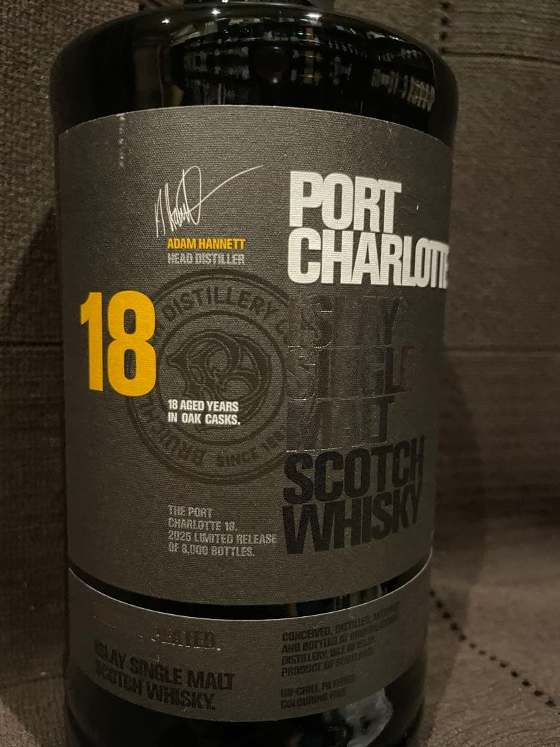 ポートシャーロット18年 ウイスキー 700ml【日本未発売・8000本限定