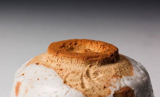 【佳香】玉置保夫 志野ぐい呑 共箱 共布