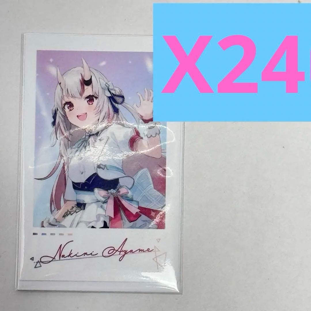 百鬼あやめホロライブexpo エキスポ 5th fes チェキ風カード