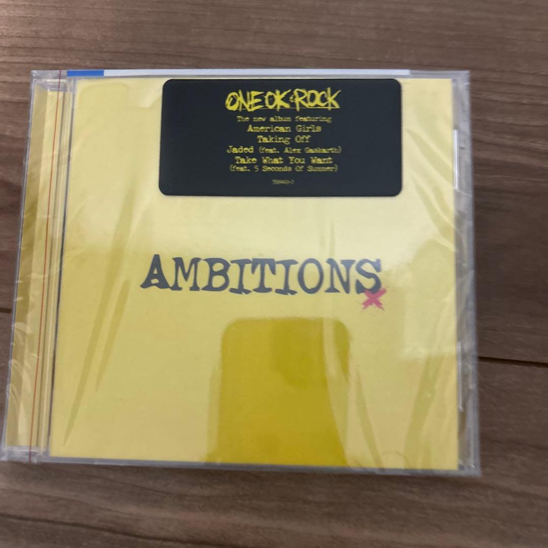 新品未使用 ONE OK ROCK ambitions 海外限定Tシャツ CD