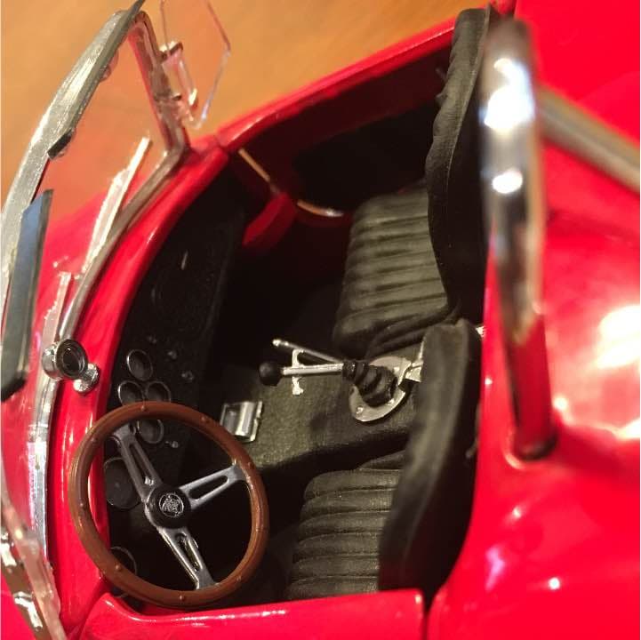 希少品1/20シェルビーコブラ 427SC赤IMMAレベル製