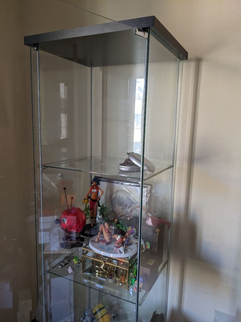 IKEA イケア 廃盤品 デトルフ ガラスケース ブラック(黒) - メルカリ