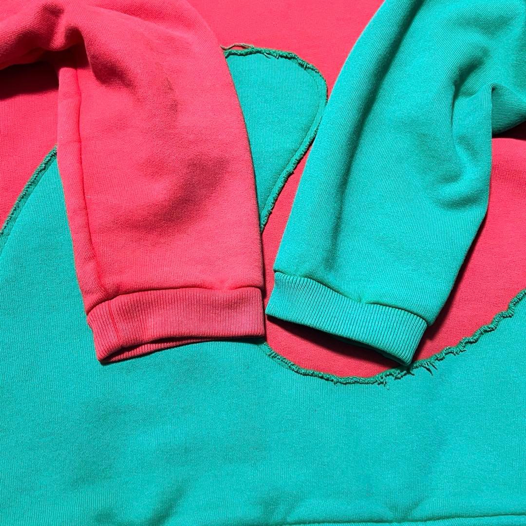 ERL パーカー レッド グリーン RED GREEN