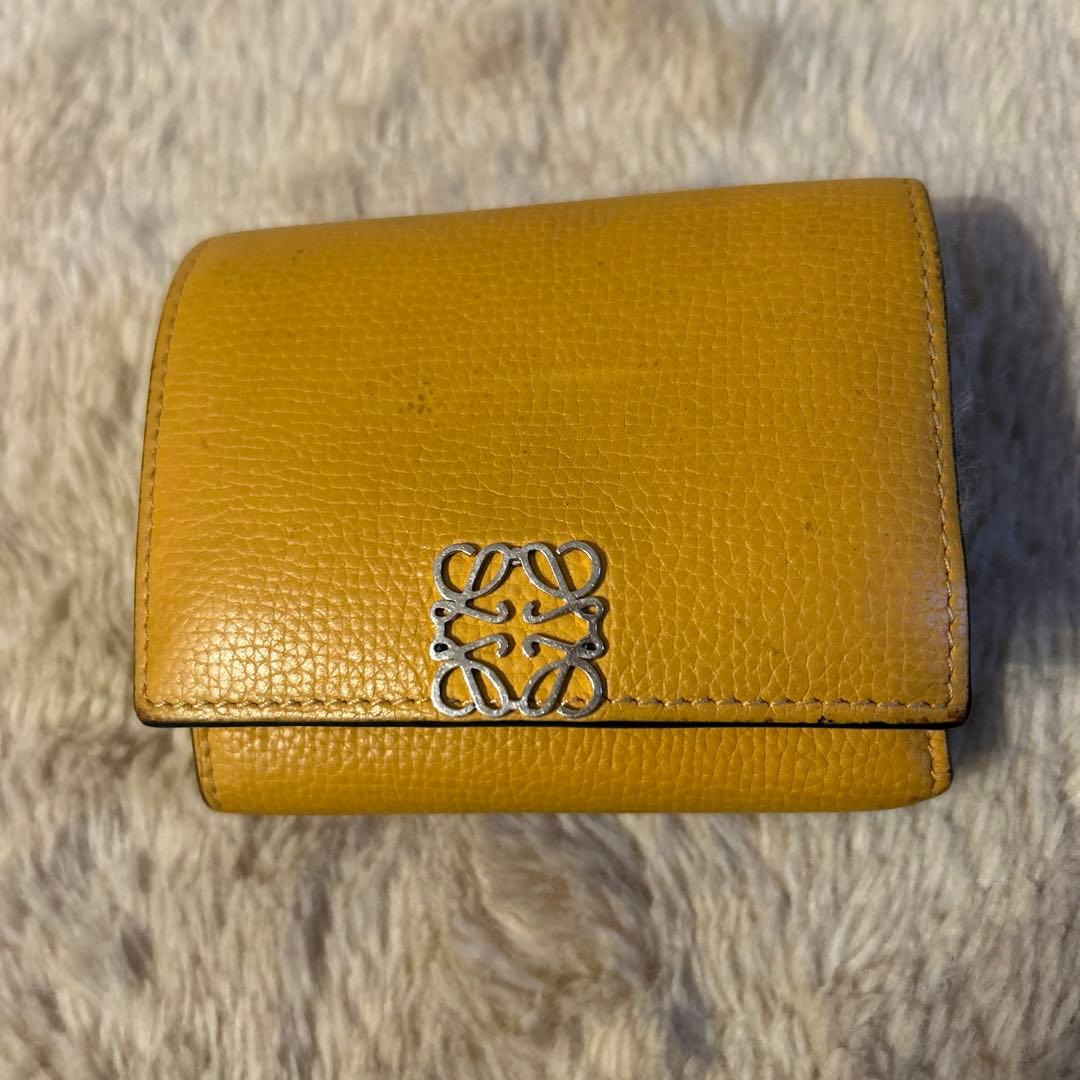 LOEWE イエロー 三つ折り財布 LOEWE 三つ折り財布 黄色 【公式通販】