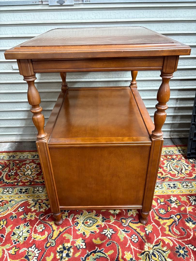 徳田家具 TOKUDA キャビネット 電話台 昭和レトロ ヴィンテージ - メルカリ