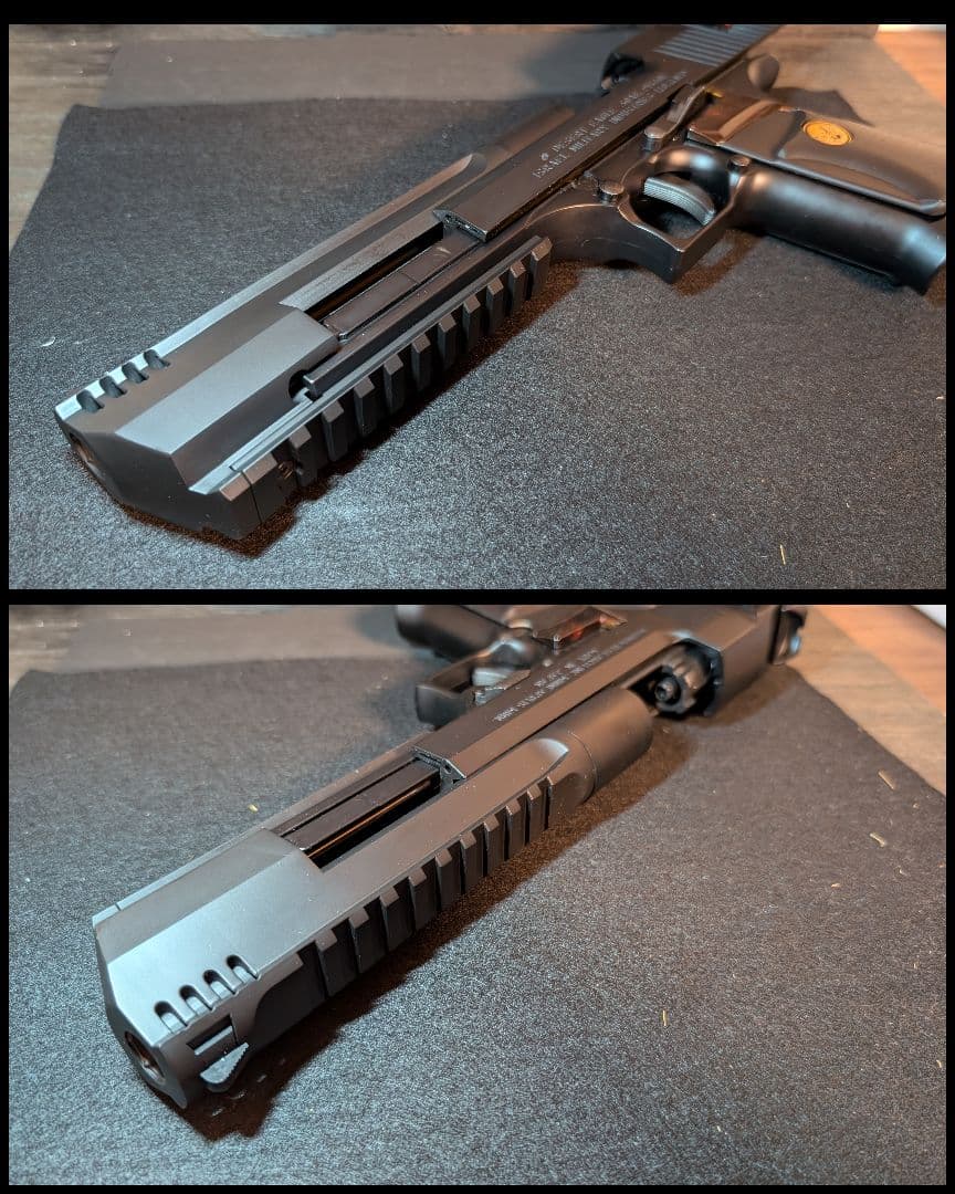 デザートイーグル 20mmトップ＆アンダーレール付き7インチバレル 塗装済み 3