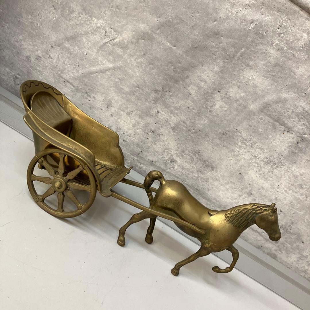 アンティーク 超絶技巧 ガラス細工 馬車 骨董 置物 オブジェ 洋風
