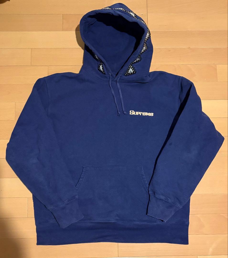 supreme Pharaoh Studded Hooded スタッズ　L
