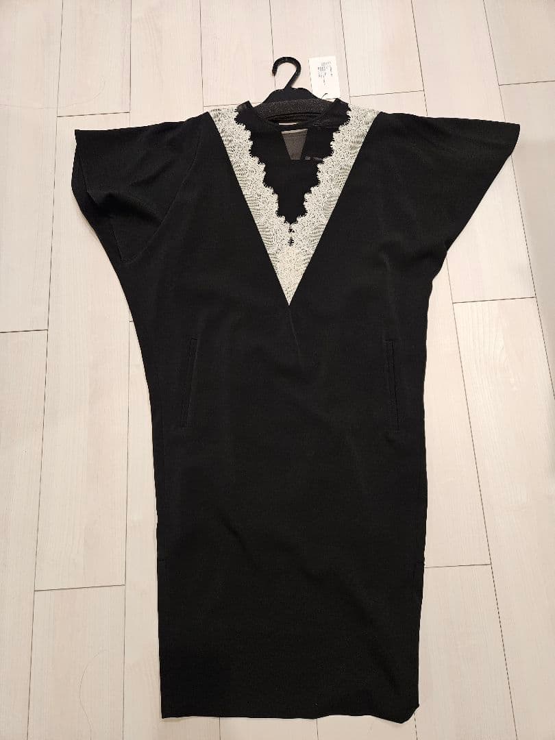 lokitho レースコンビワンピース